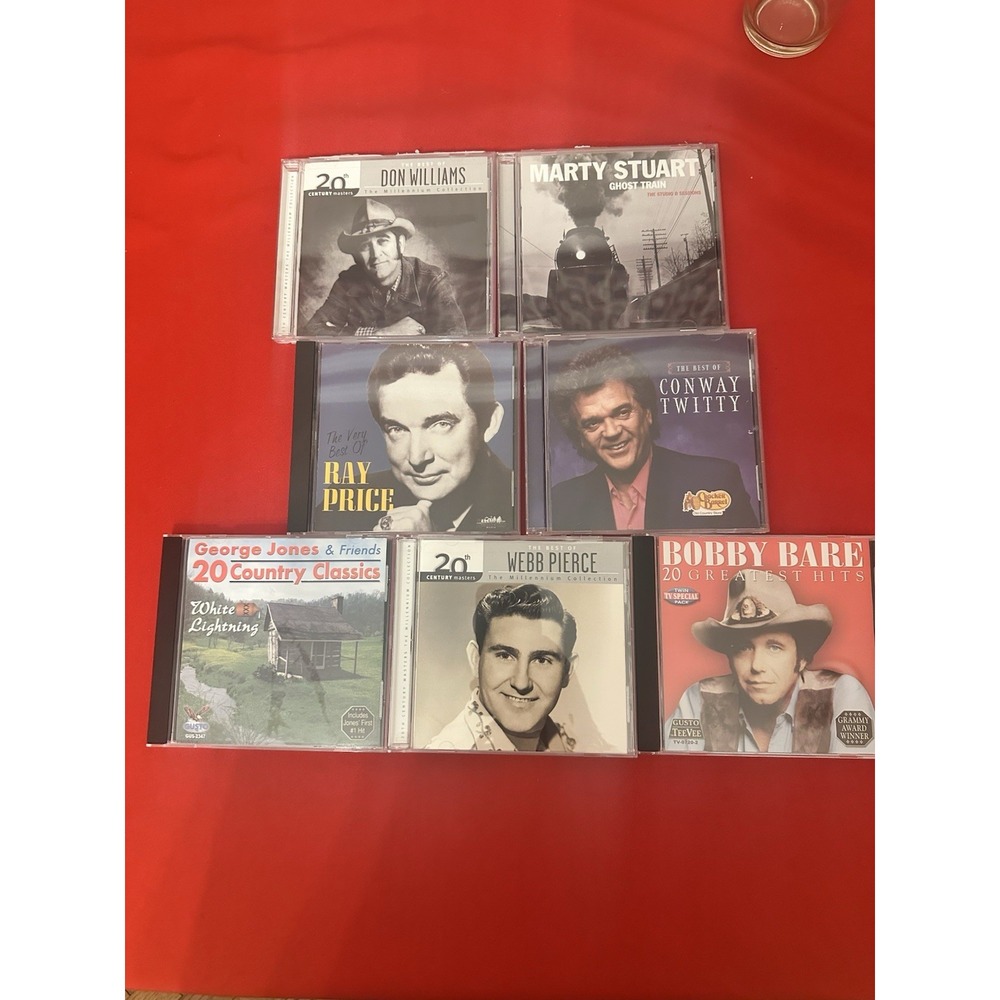 CD Collection Of Classic Country Set Of 7 Jones Williams Price Stuart More